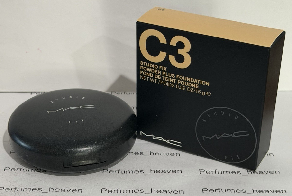 Mac Studio Fix Powder Plus Foundation C3 – Full Size 0.52 oz. / 15 g New