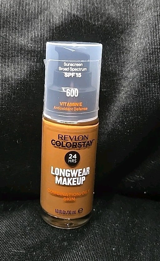 REVLON Colorstay LONGWEAR MAKEUP 24Hr 600 Cinnamon SPF 15 Combination/Oily
