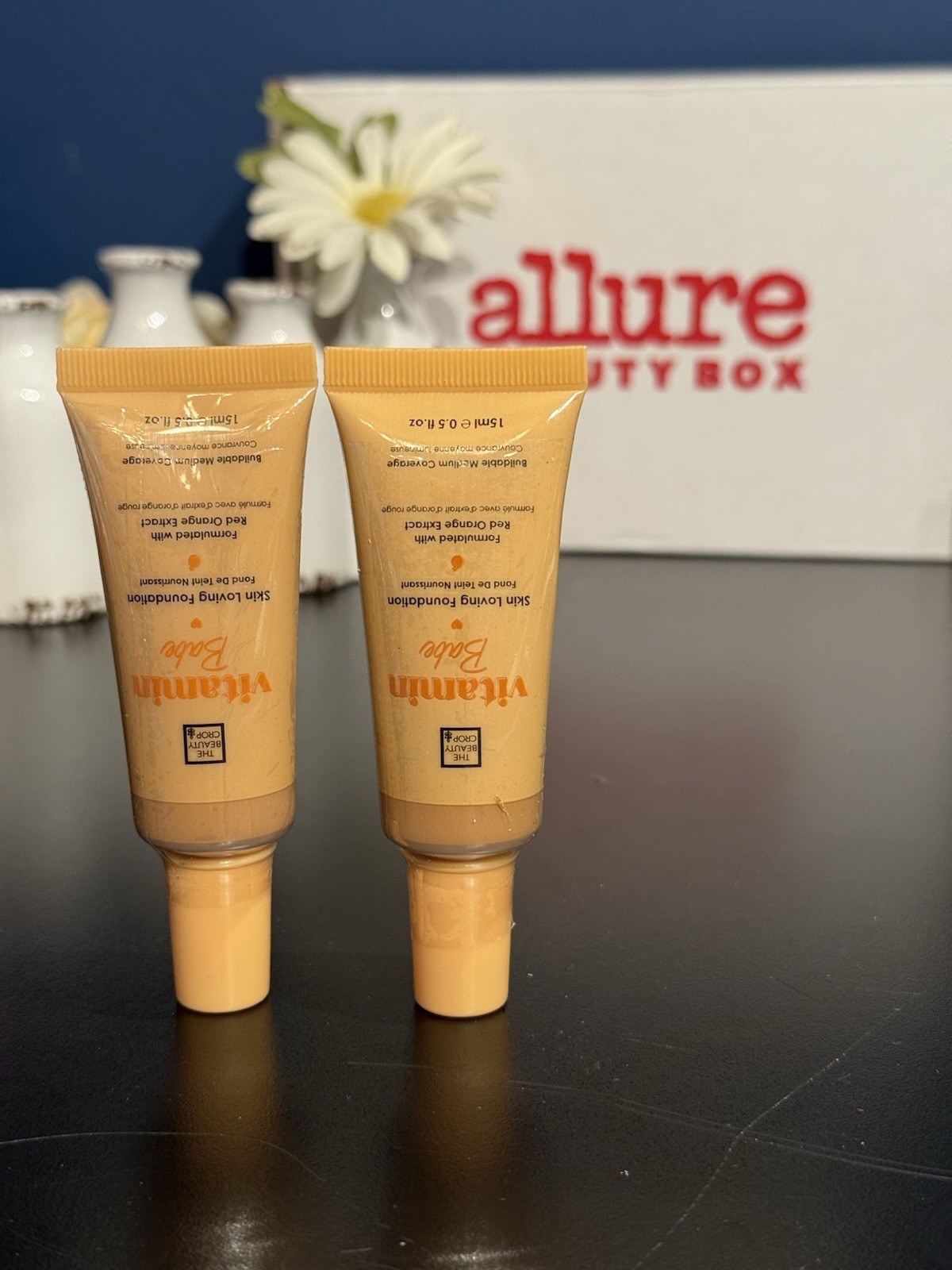 2X The Beauty Crop Vitamin Babe Skin Loving Foundation 0.5oz NWOB/ Sealed