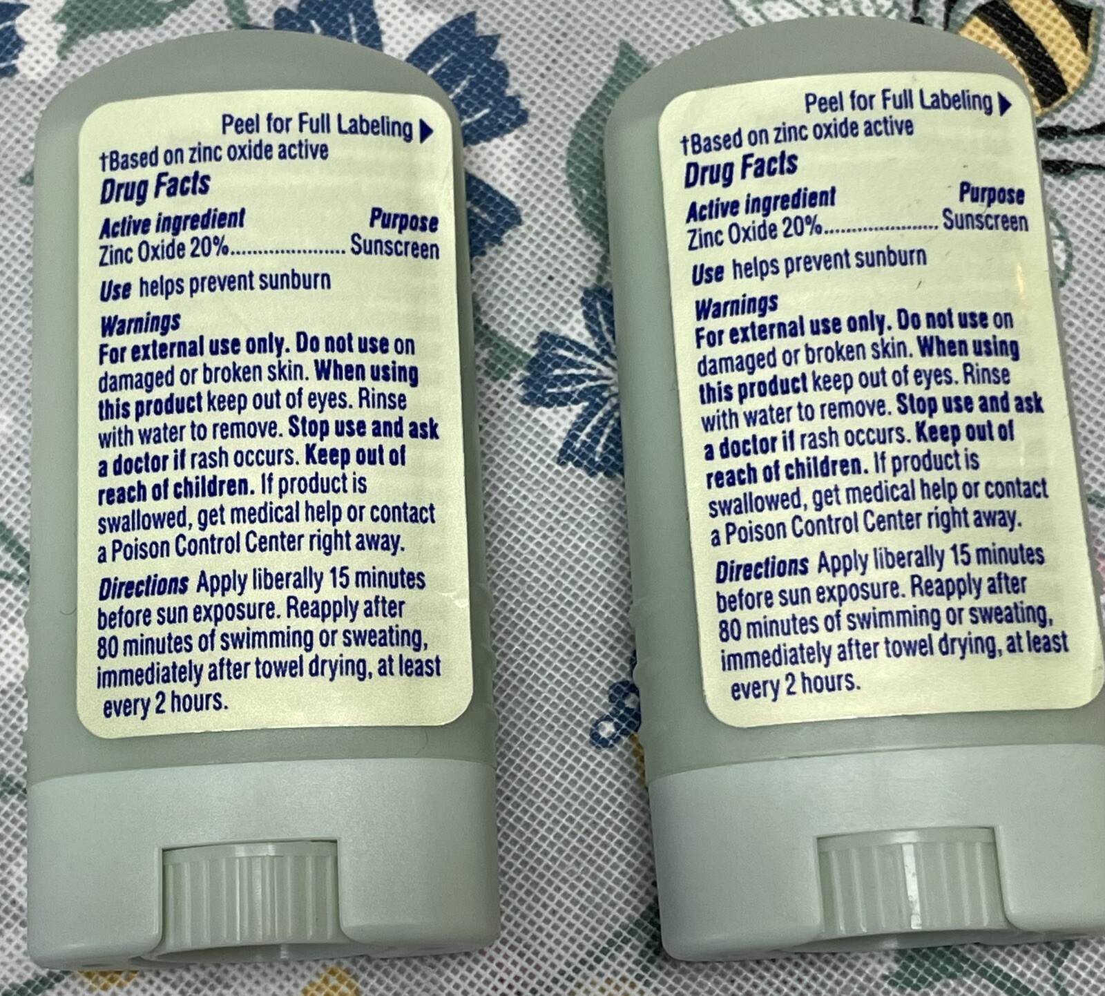 Coppertone Pure and Simple Mineral Sunscreen Stick SPF 50, Lot Of 2 New