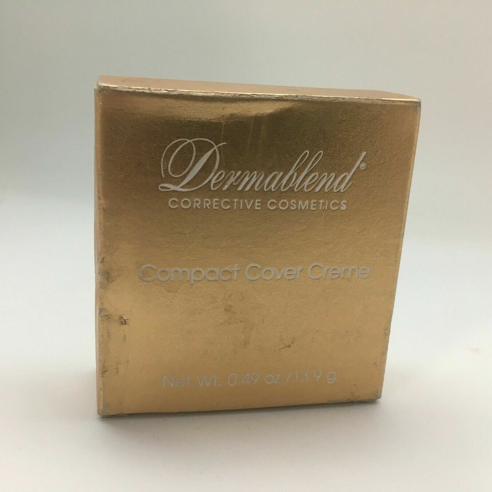 DERMABLEND CORRECTIVE COSMETICS COMPACT COVER CREME ~0.49OZ ~RARE~~~HONEY BEIGE