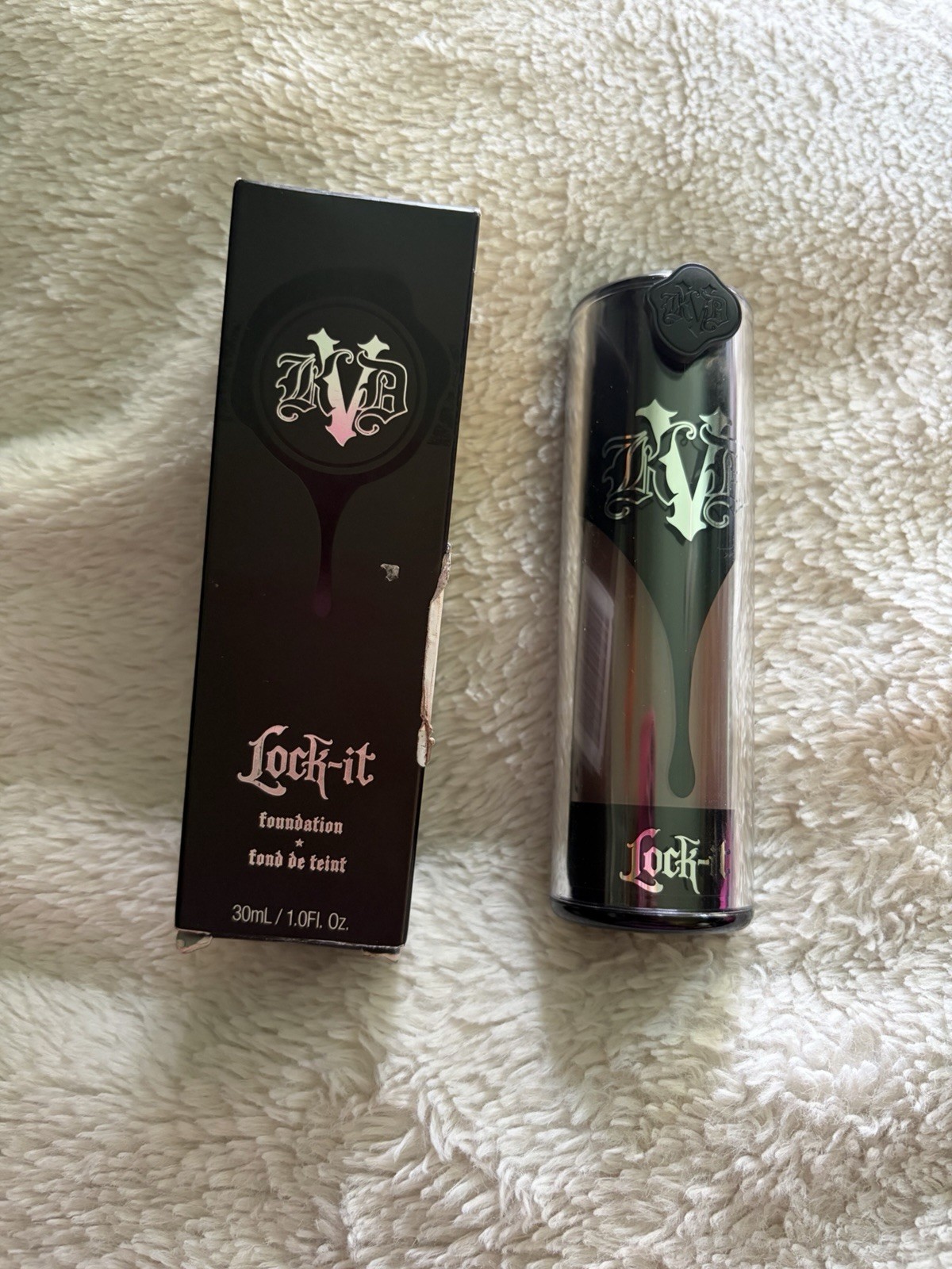 KVD DEEP COOL 83 Lock It Foundation Full Coverage 1 oz Vegan NIB! DISCONTINUED!