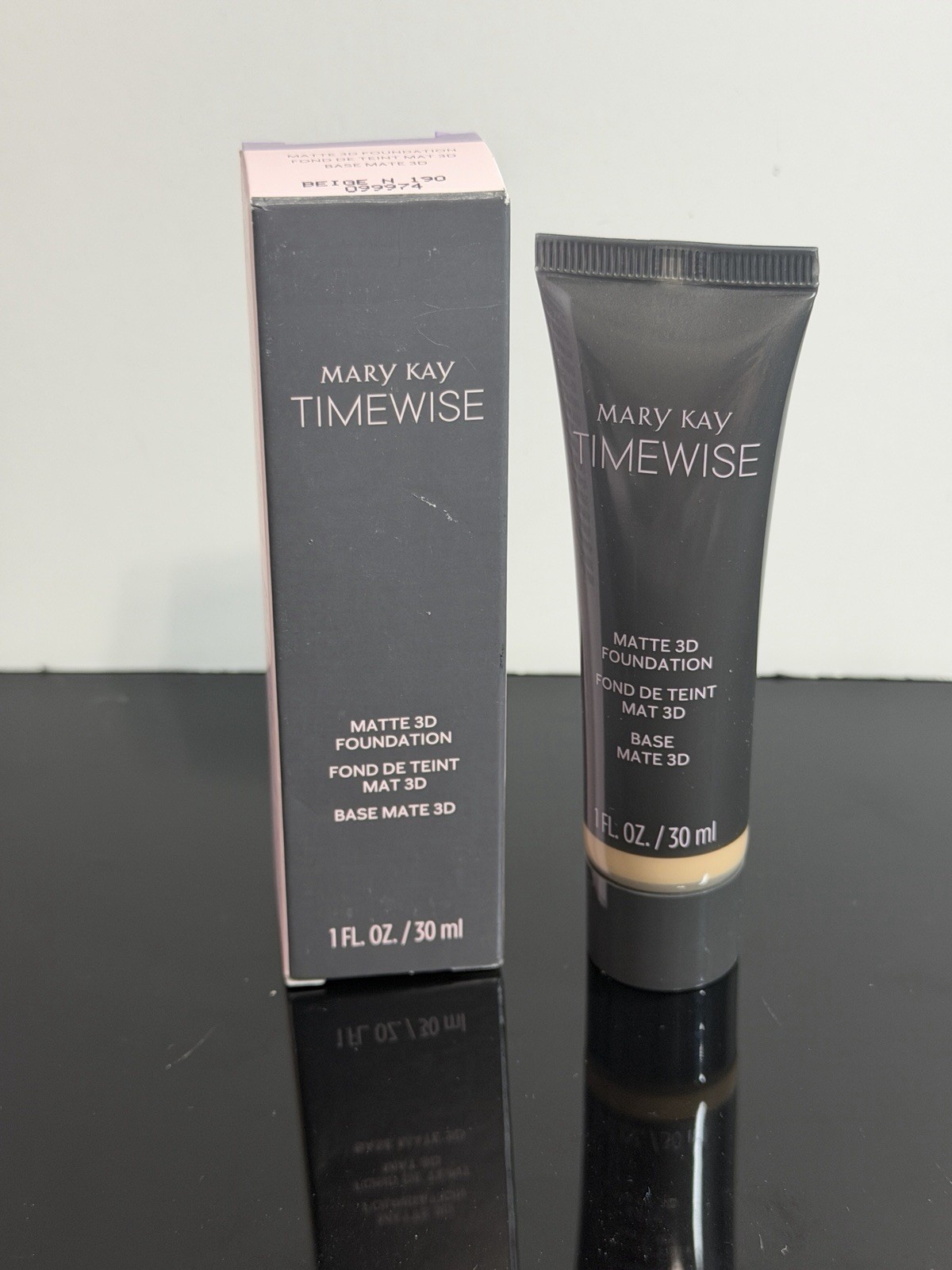 Mary Kay TimeWise Matte 3D Foundation 1oz Beige N 190 Oily Skin 099974 NEW