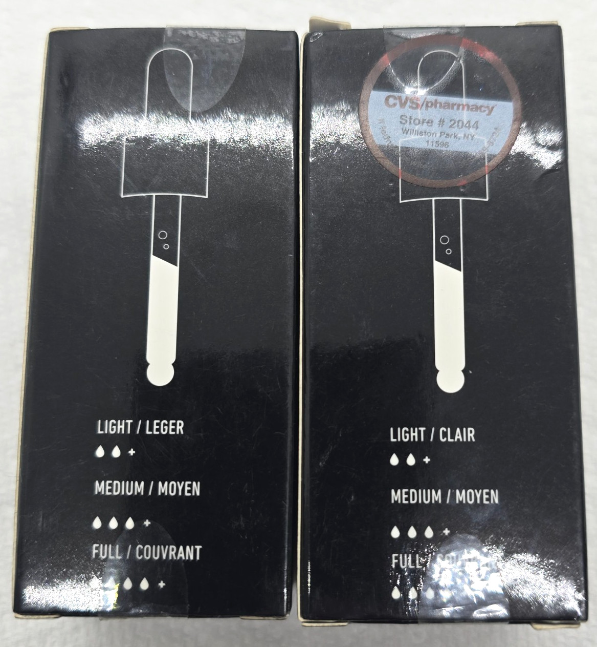 2X NYX Pro Total Control Drop Foundation TCDF03 Porcelain .43oz