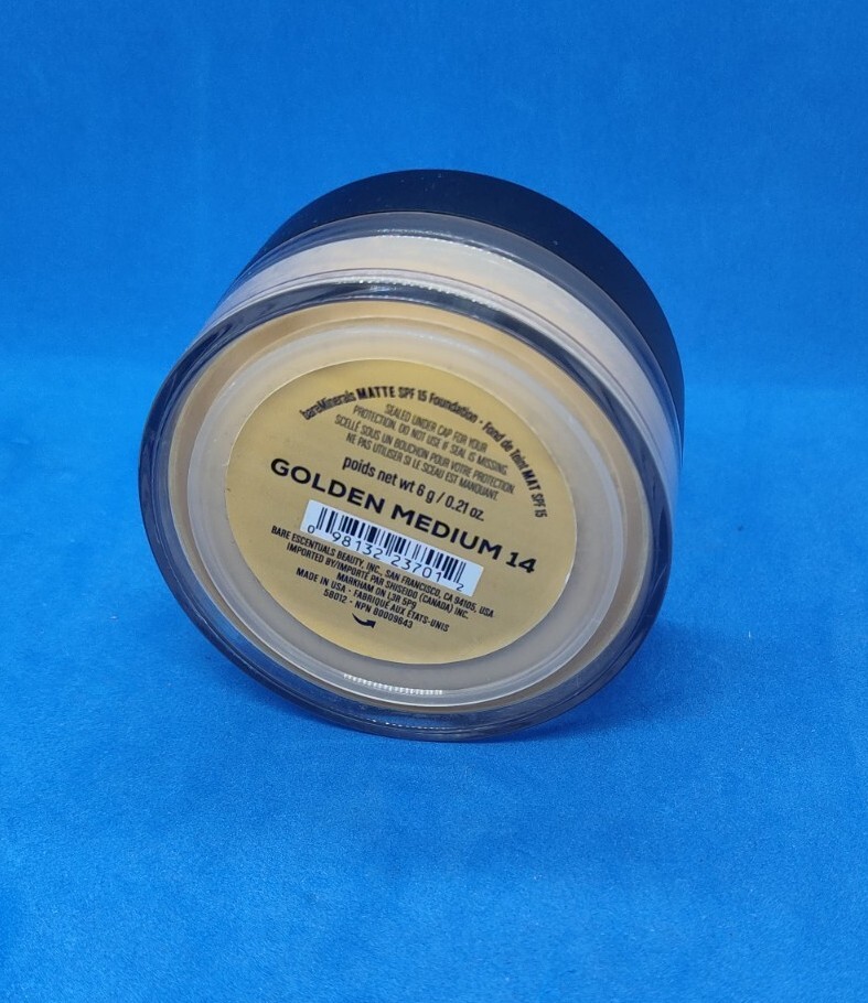 bareMinerals Matte Foundation SPF 15 – 14 GOLDEN MEDIUM 0.21oz