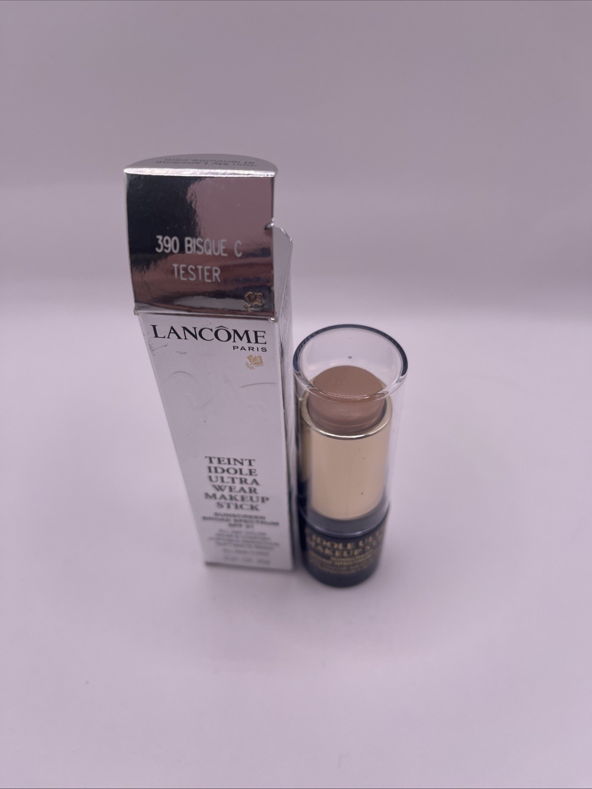 Lancome Teint Idole Ultra Wear Foundation Stick With Brush # 390 BISQUE (c)NIB