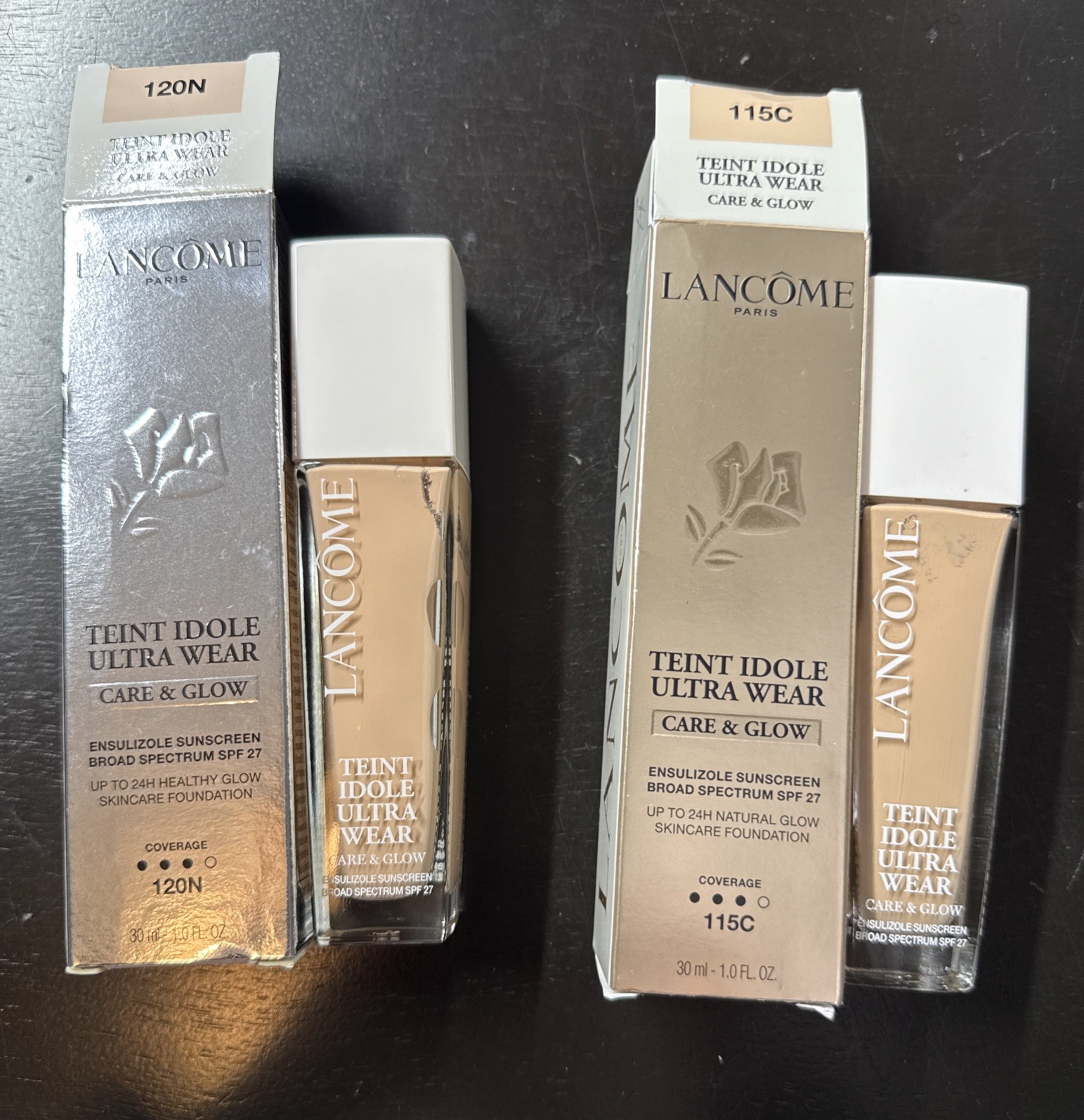 LANCOME Teint Idole Ultra Wear Care & Glow Foundation 1 Fl Oz SPF 27 BNIB