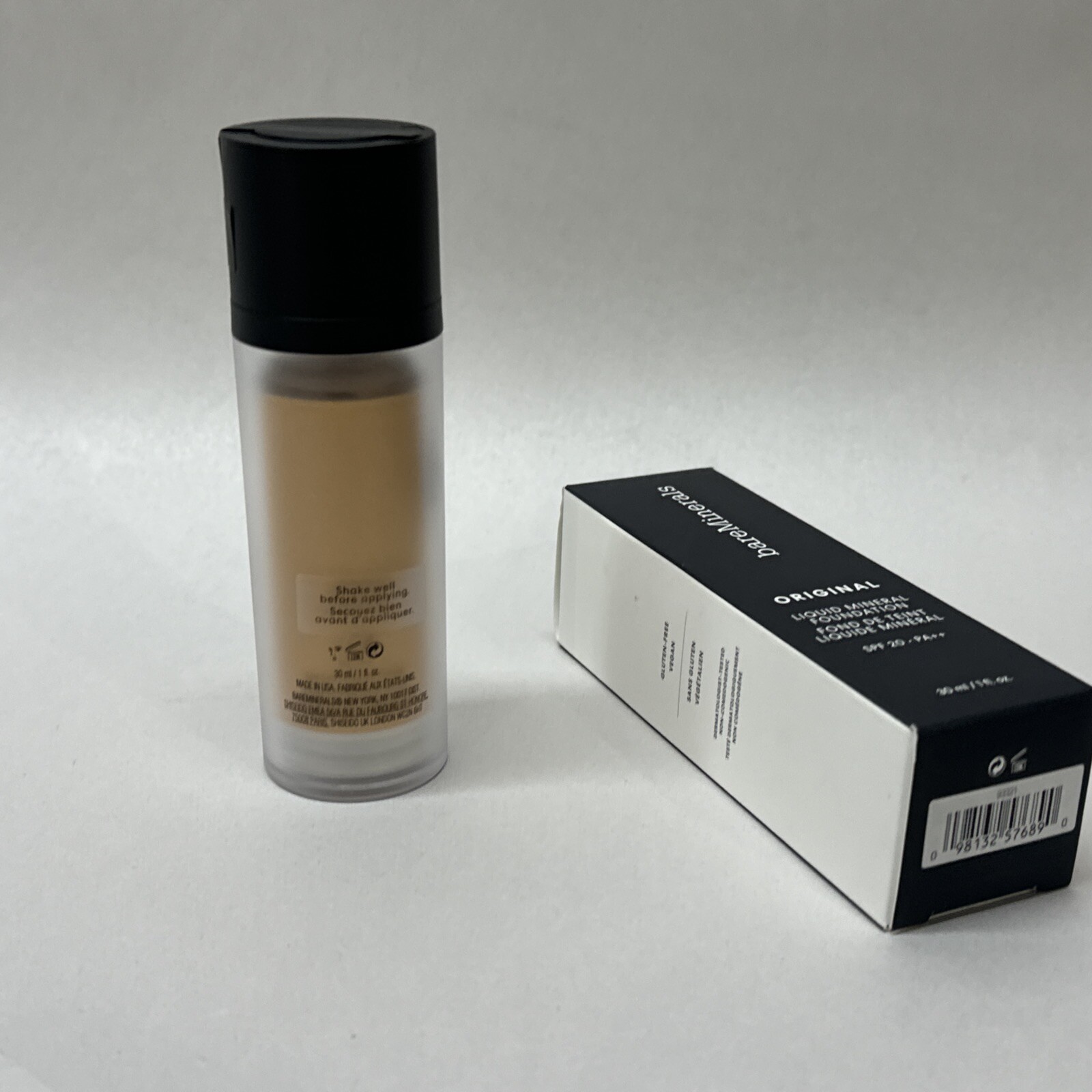 Bare Minerals Light 08 Liquid Mineral Foundation BS SPF 20 ~ LIGHT 08