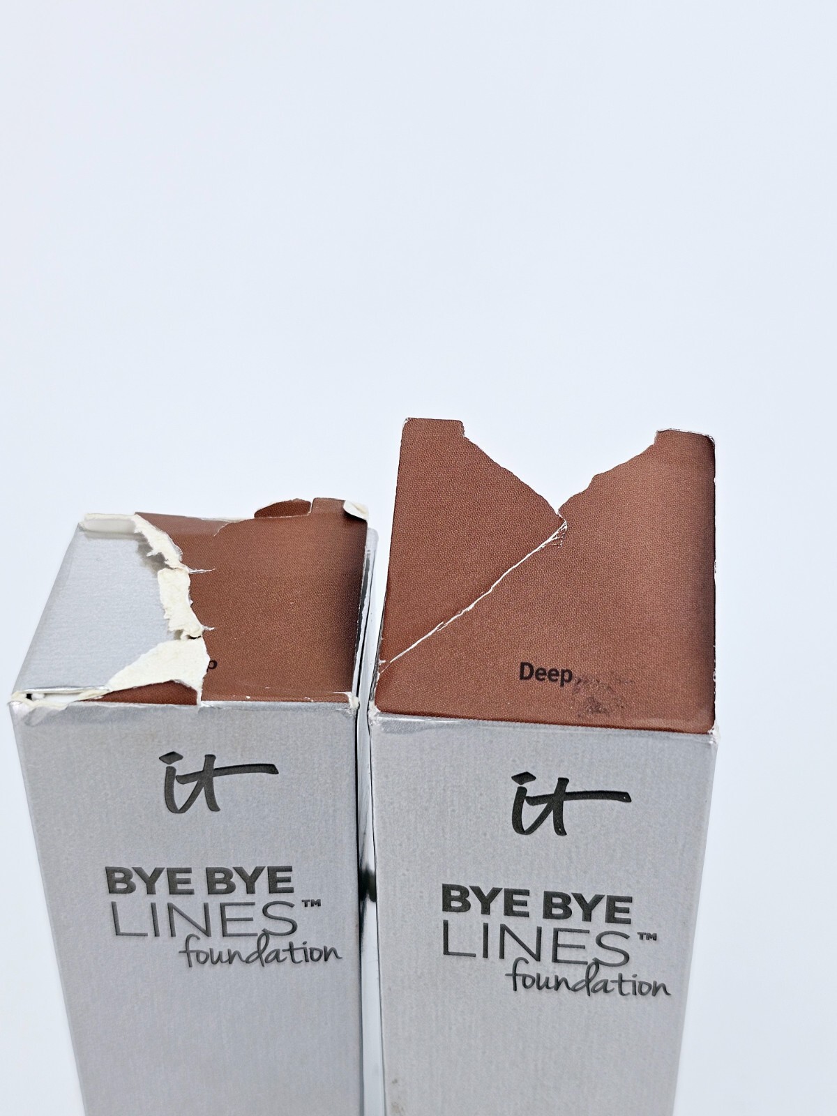 IT cosmetics Bye Bye Lines Foundation Anti Aging Skin Smoothing Deep Lot of 2
