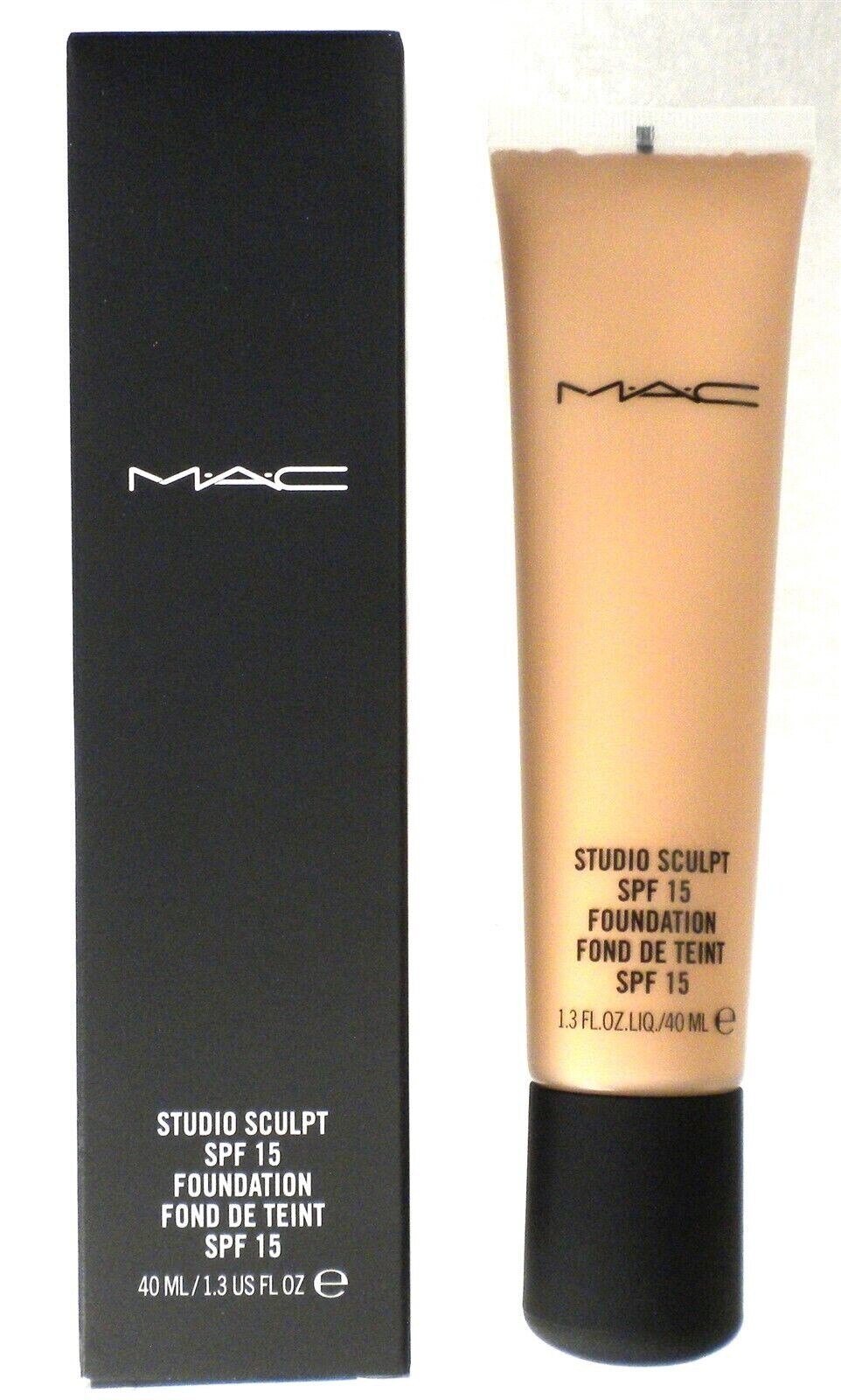 Mac Studio Sculpt SPF 15 Foundation NC15 Make up Size 40 ml / 1.3 Oz. NEW In BOX