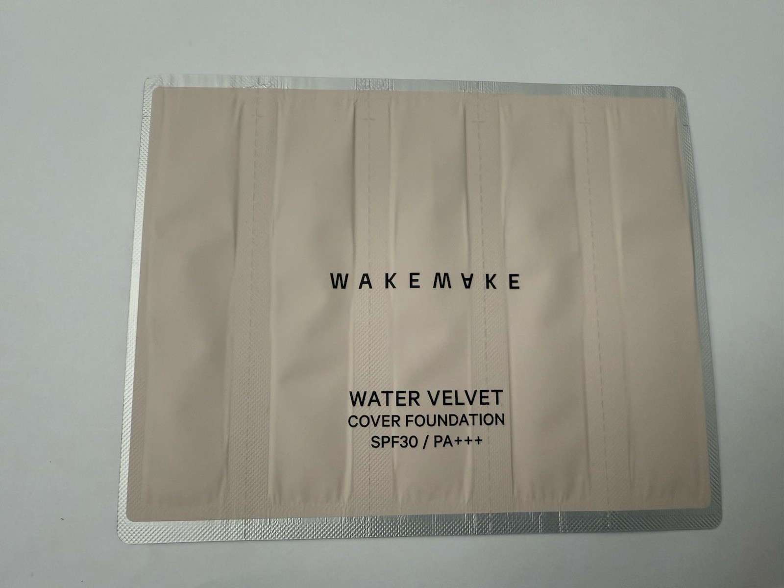 WAKEMAKE Water Velvet Cover Foundation 1ml x 5 Shades (Total 5ml)