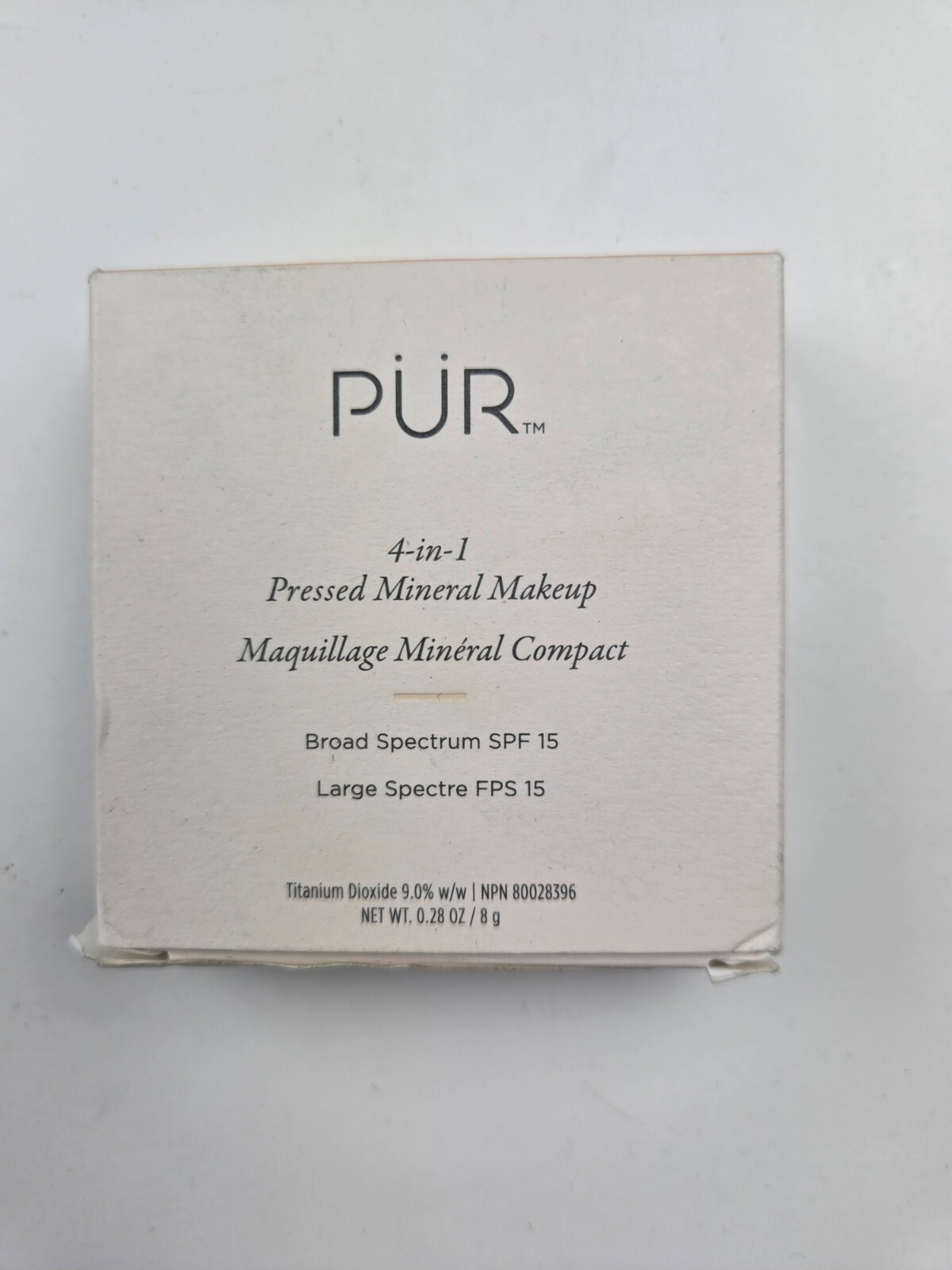 PÜR Beauty 4-in-1 Pressed Mineral Makeup SPF 15 Powder Foundation, Fair Ivory