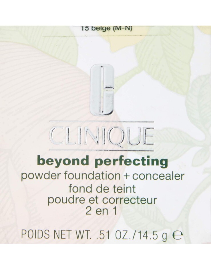 Clinique Beyond Perfecting Powder Foundation & Concealer – Shade 15 Beige – NEW