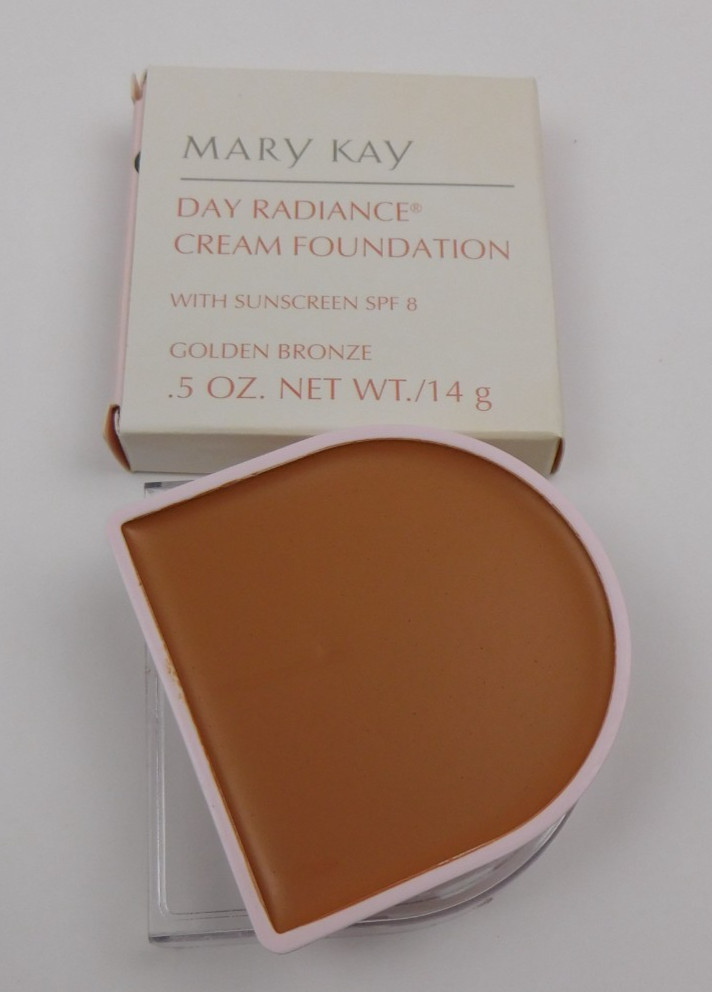 Mary Kay Day Radiance Cream Foundation 1502 Golden Bronze SPF8 .5oz NOS