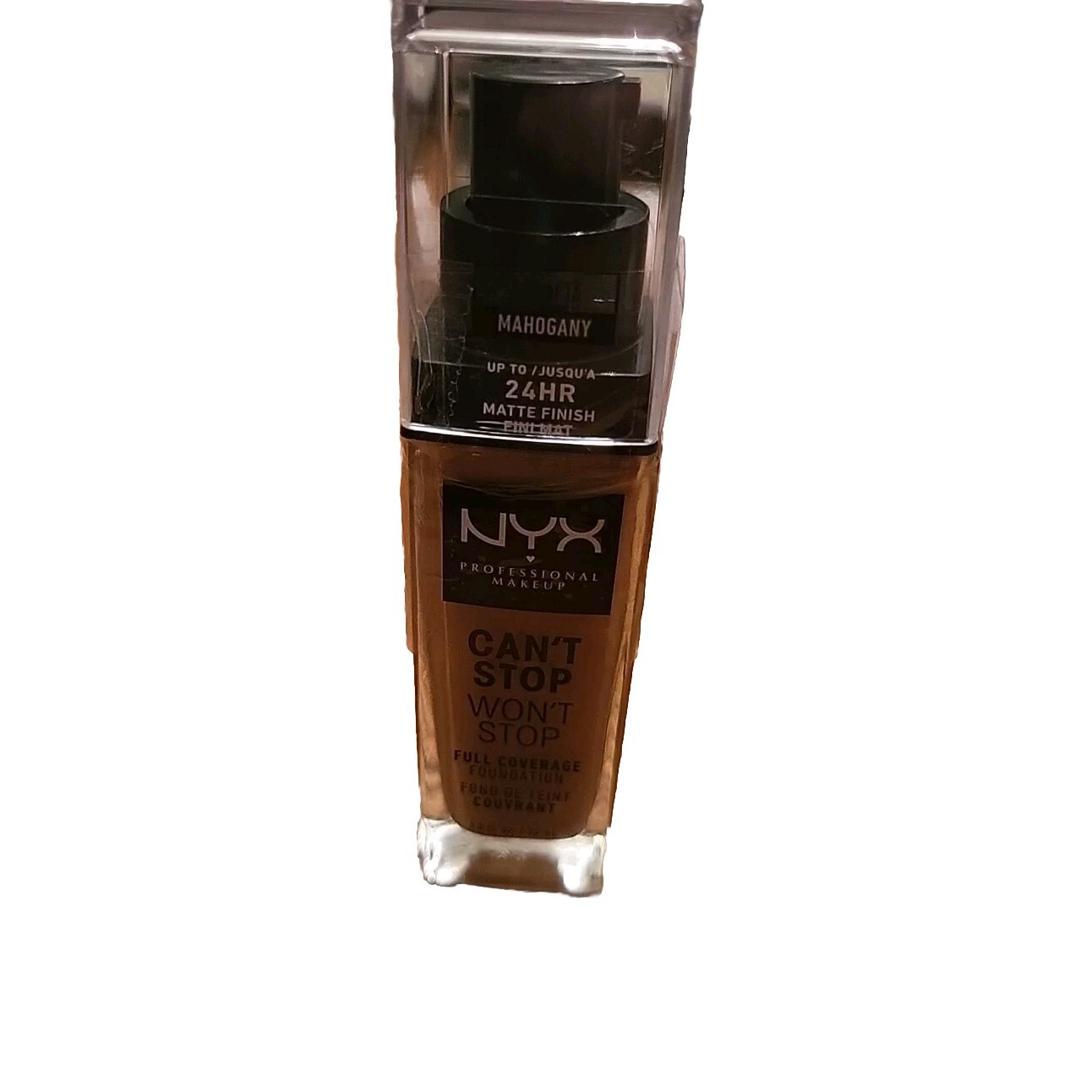 NYX Cant Stop Wont Stop Foundation Mahogany Full Coverage