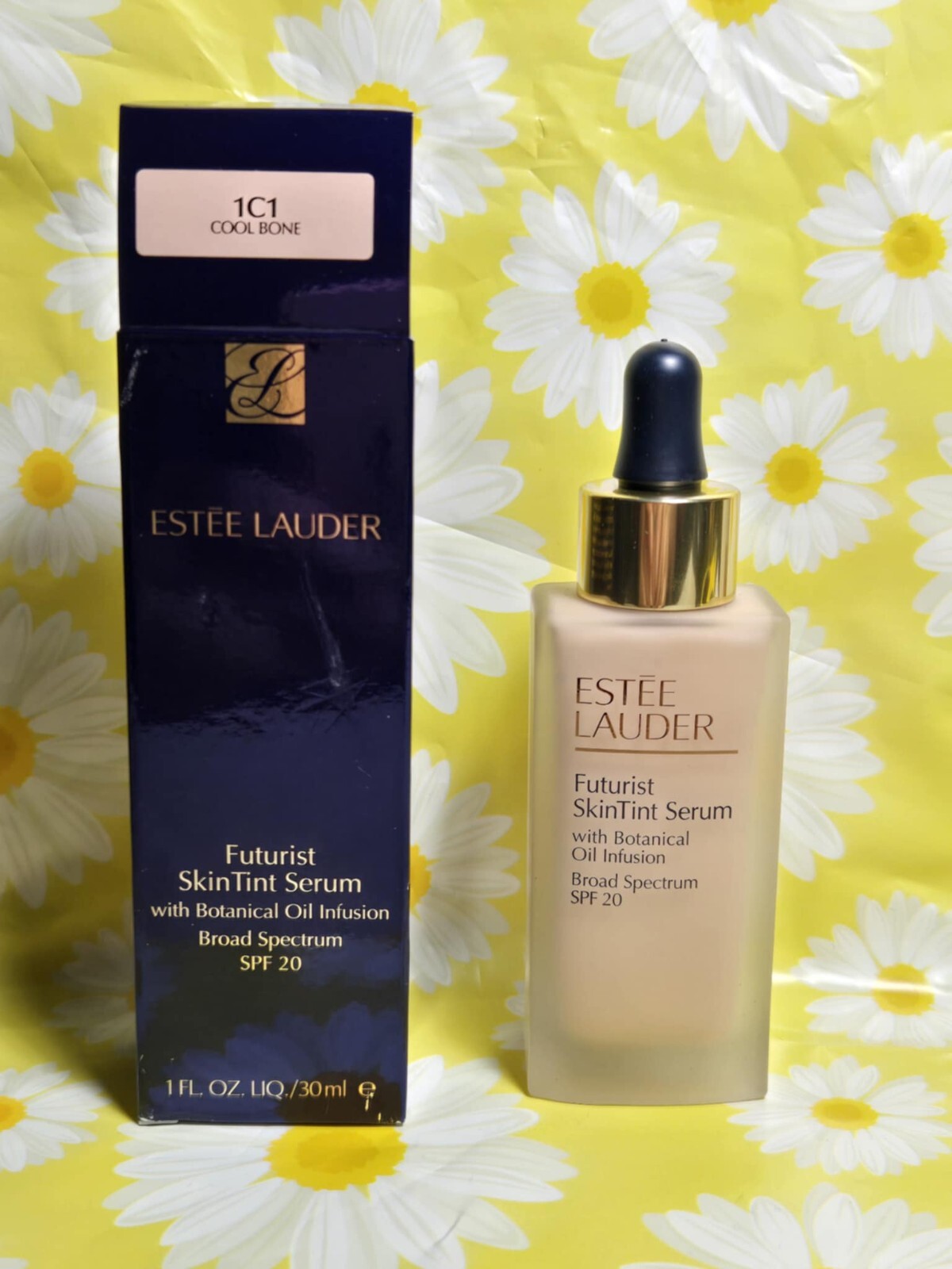 Estée Lauder Futurist Skin Tint Serum Foundation SPF 20 1C1 Cool Bone 1 oz BNIB