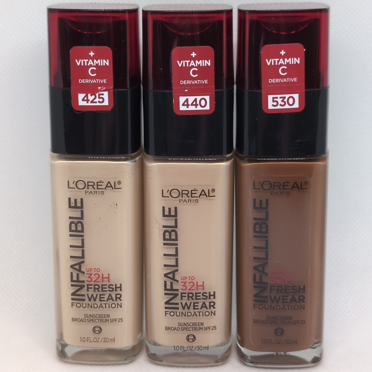 Loreal Infallible 32Hr Fresh Wear Foundation SPF25 + Vitamin C ~ You Choose one