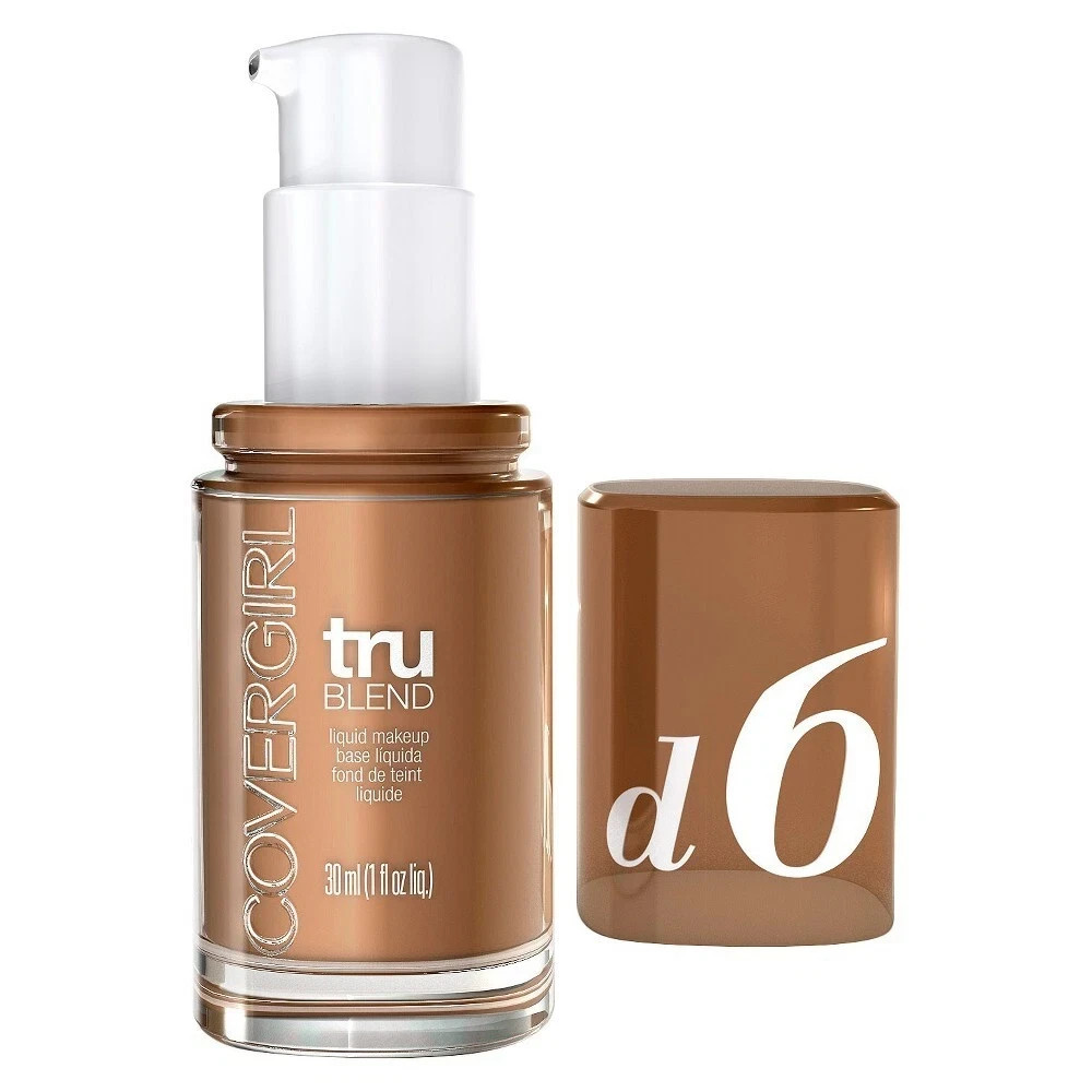 Covergirl COVER GIRL TRU BLEND TruBlend Foundation – D6 Toasted Almond – NEW