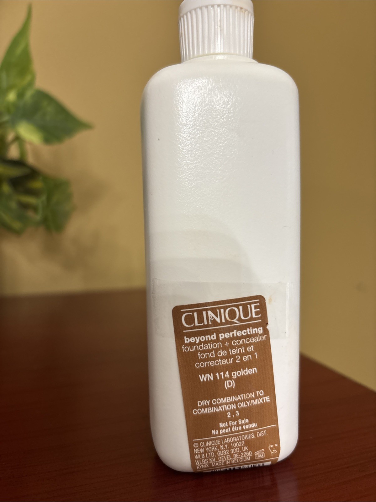 Clinique WN 114 Golden Beyond Perfecting Foundation + Concealer Jumbo size New