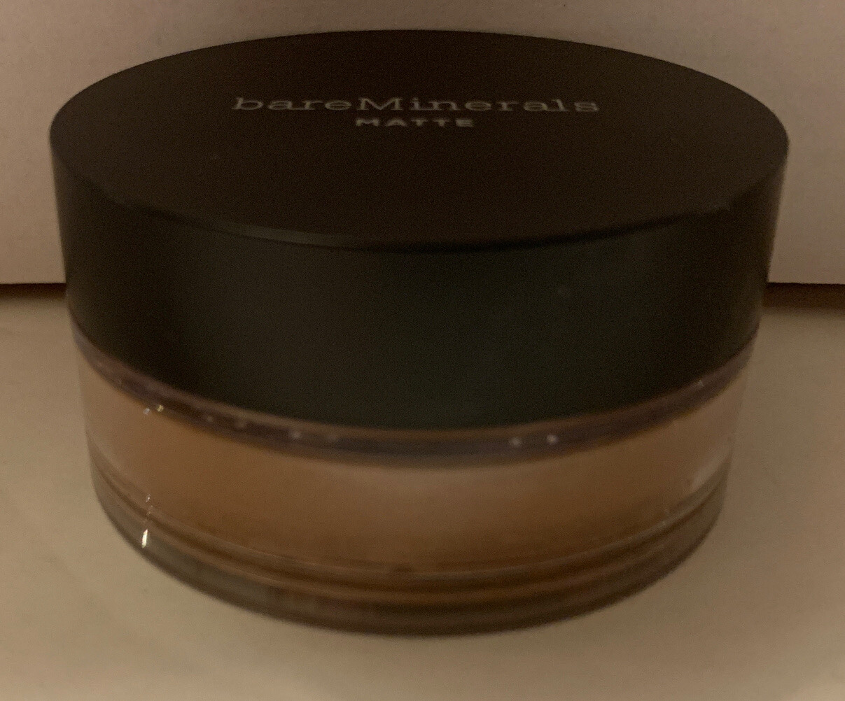 NEW BareMinerals Matte Foundation Warm deep W55 SPF15 New And Sealed