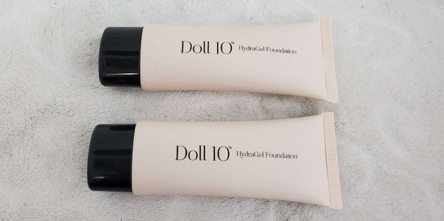 Doll 10 Hydragel Foundation Fair 30 ml 1 oz Each Hydra Gel – Lot of 2 Sealed