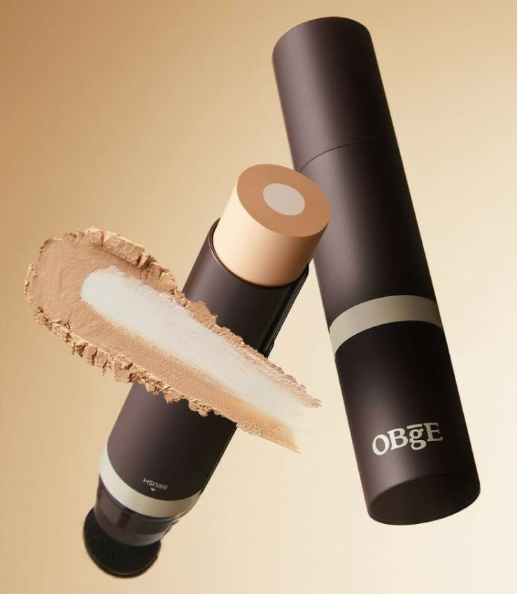 OBGE Natural Cover Foundation 13g for MEN, Skin+Sun+Foundation, SPF50+/PA++++