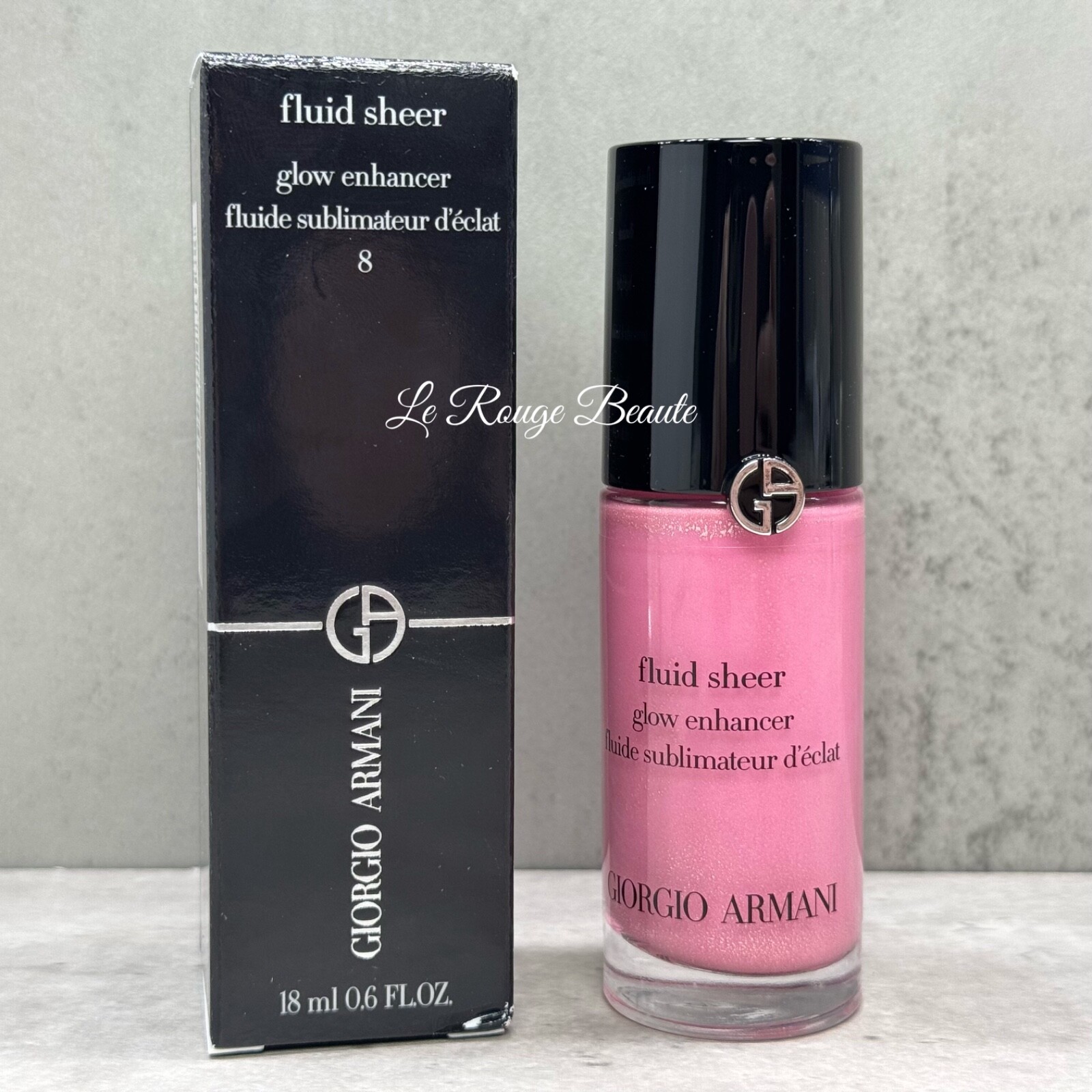 Giorgio Armani Fluid Sheer Glow Enhancer Highlighter Blush – # 8 New