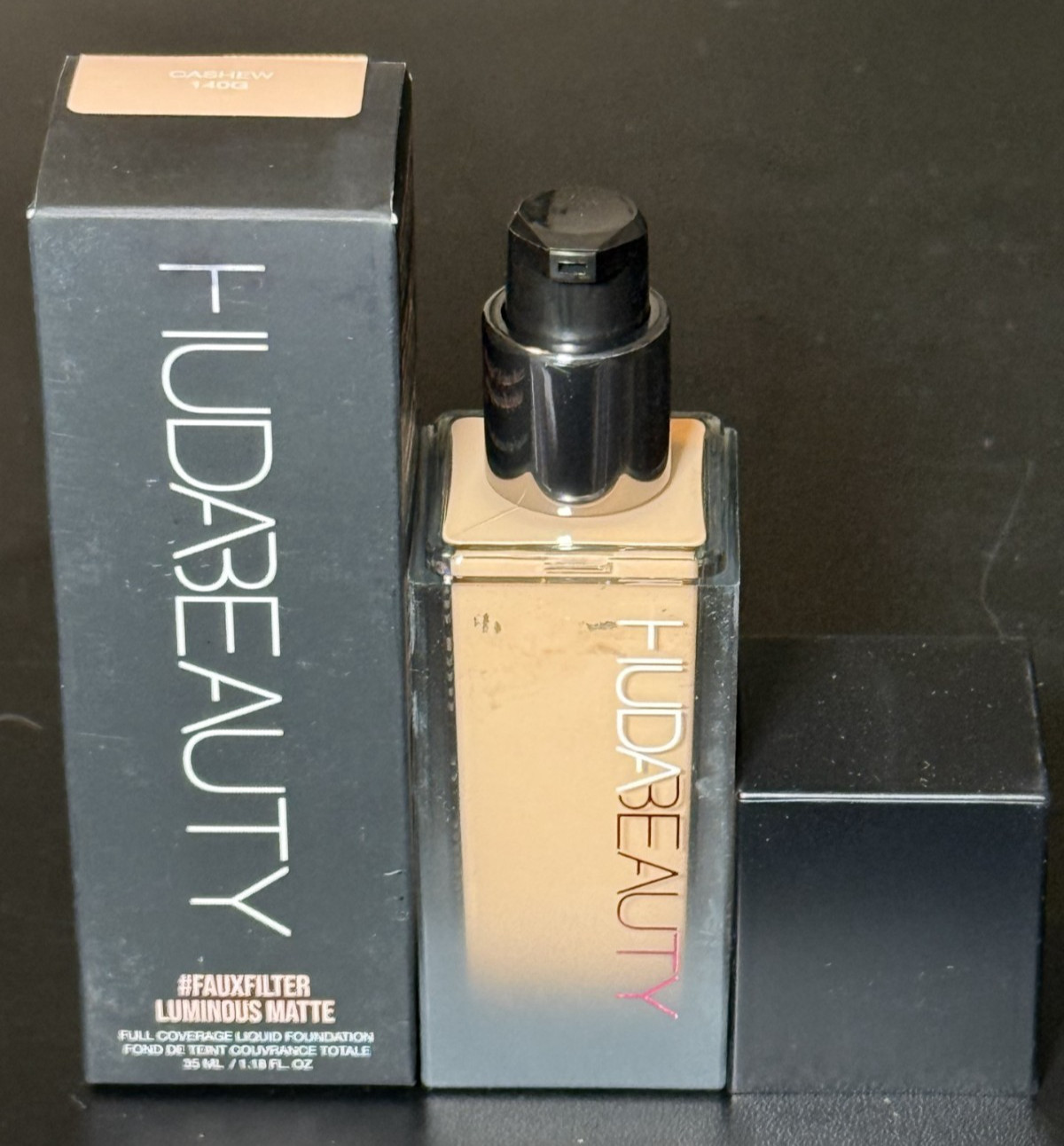 Huda Beauty FauxFilter Luminous Matte Liquid Foundation ~ CASHEW 140G ~ 1.18 oz