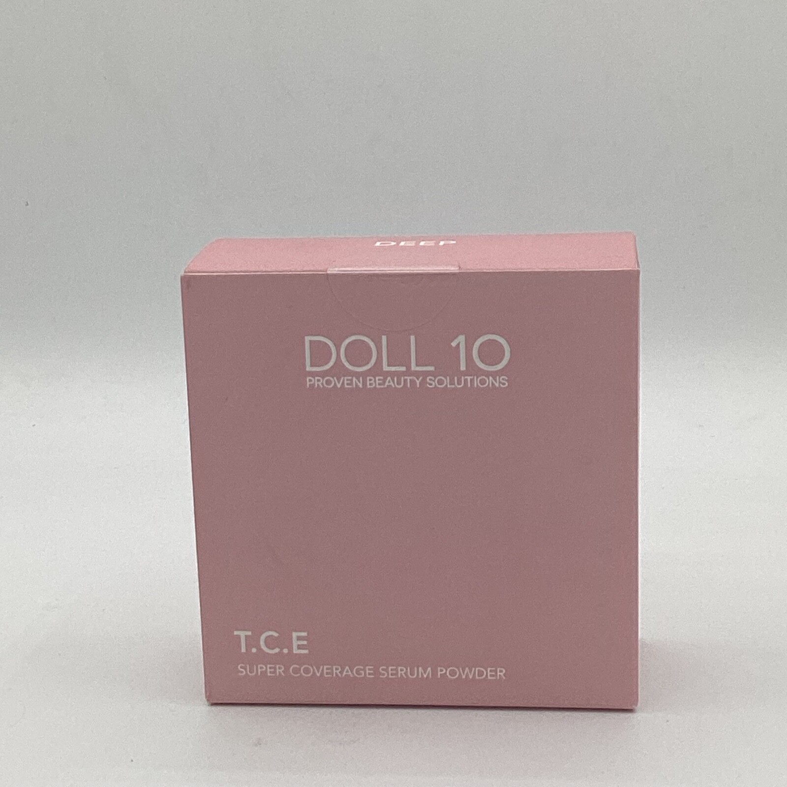 Doll 10 T.C.E. Super Coverage Serum Powder Deep Full Size – NEW