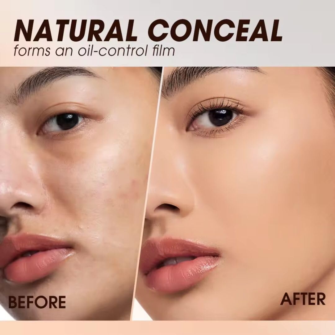 Waterproof Matte Cushion Foundation Full Coverage Makeup (N220 Neutral Warm)