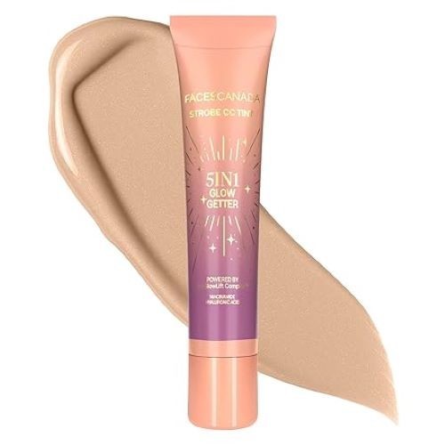 FACES CANADA Strobe CC Tint Mini 02 Sunset Glaze 18ml 5-in-1 Glow Cream