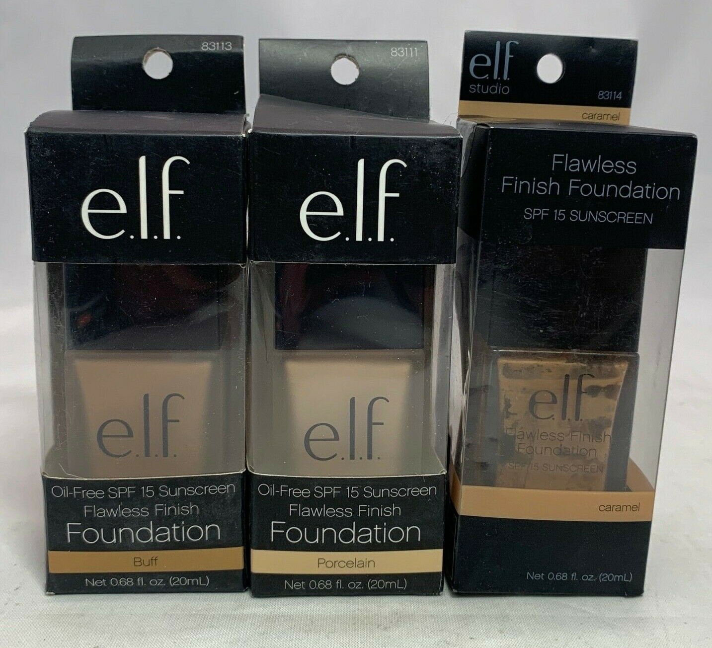 ELF Oil Free Foundation Flawless Finish ~ Choose Your Shade New