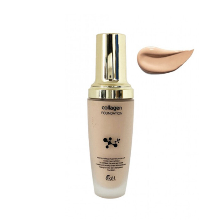 Bright Radiant Complexion Collagen Foundation 50ml #21 Light Beige Korea Made