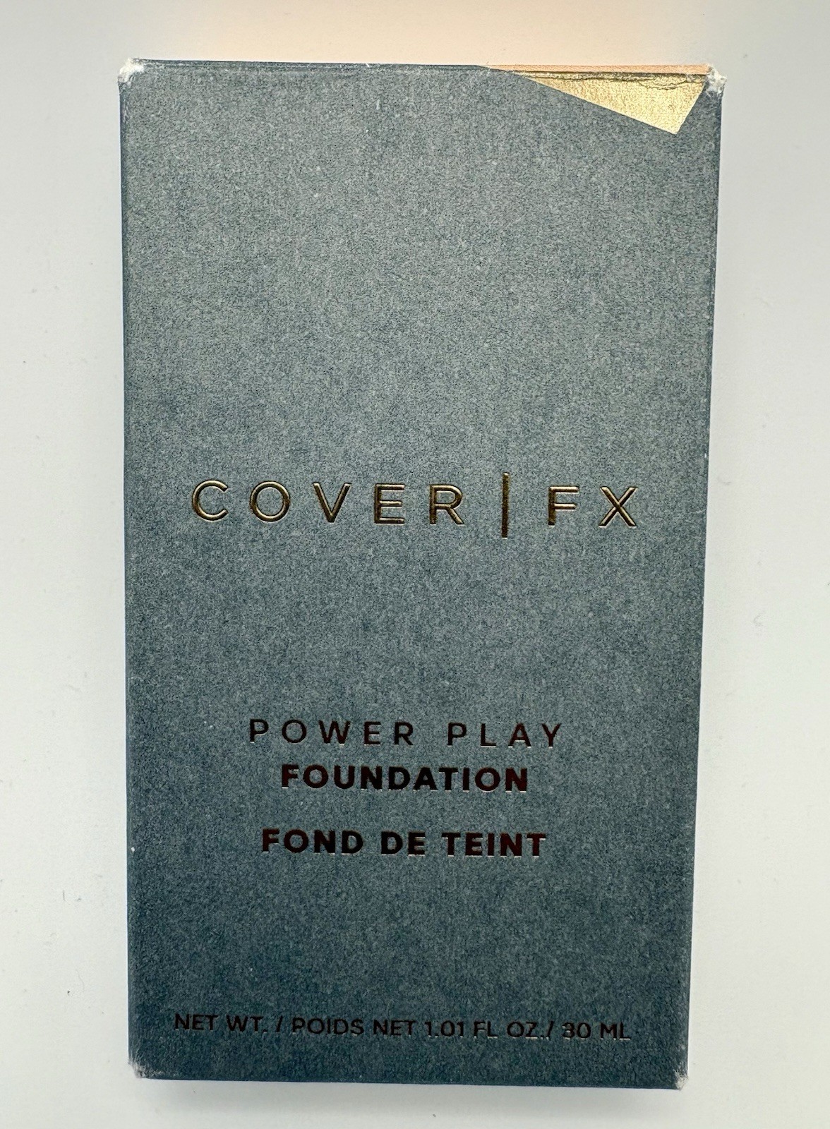 Cover Fx Power Play Foundation, F1 – Fair to Light – NIB