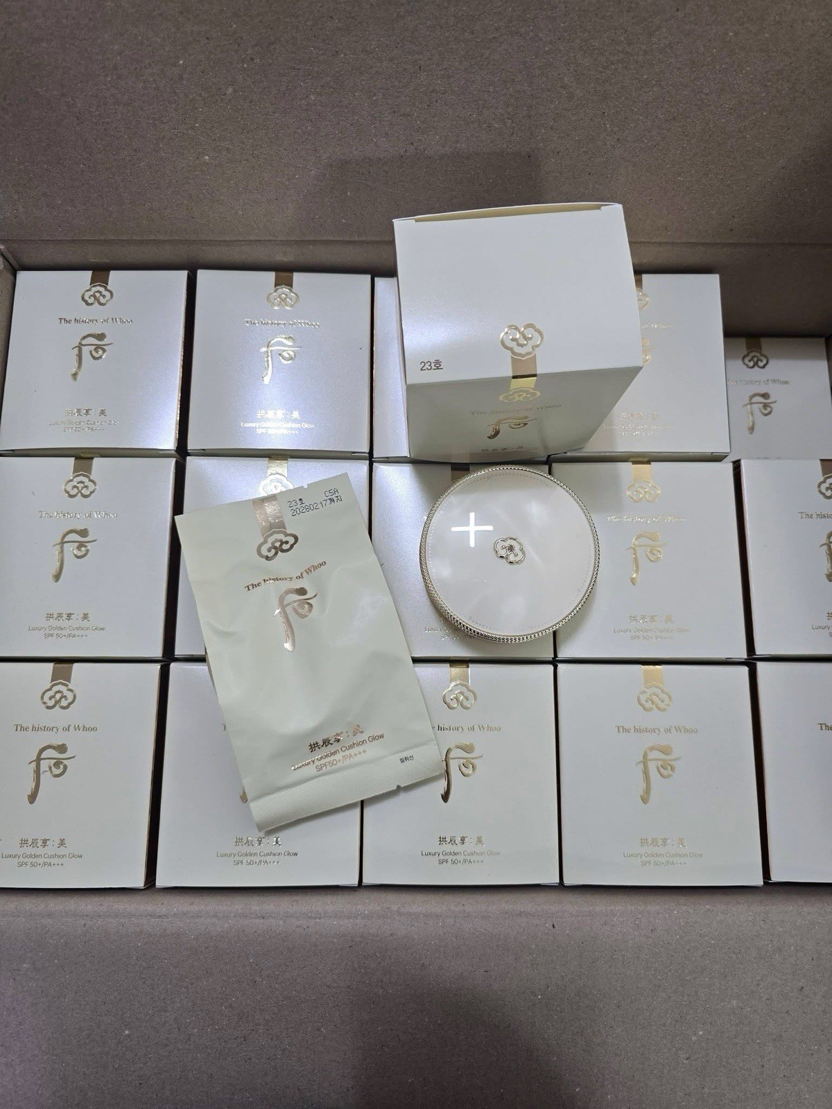 The History of Whoo Gongjinhyang Mi Luxury Golden Cushion Glow #23 K-Beauty