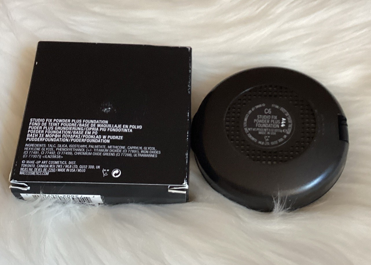 MAC Studio Fix Powder Plus Foundation Oil/Shine Control ~ C6 ~ Full Size 0.52oz