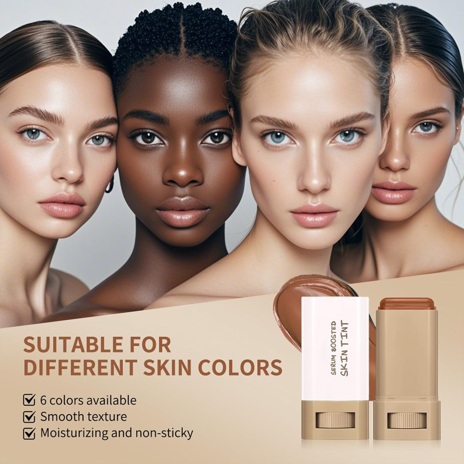 Beauty Balm Serum Boosted Skin Tint – Hydrating 1 Count (Pack of 1), 3#