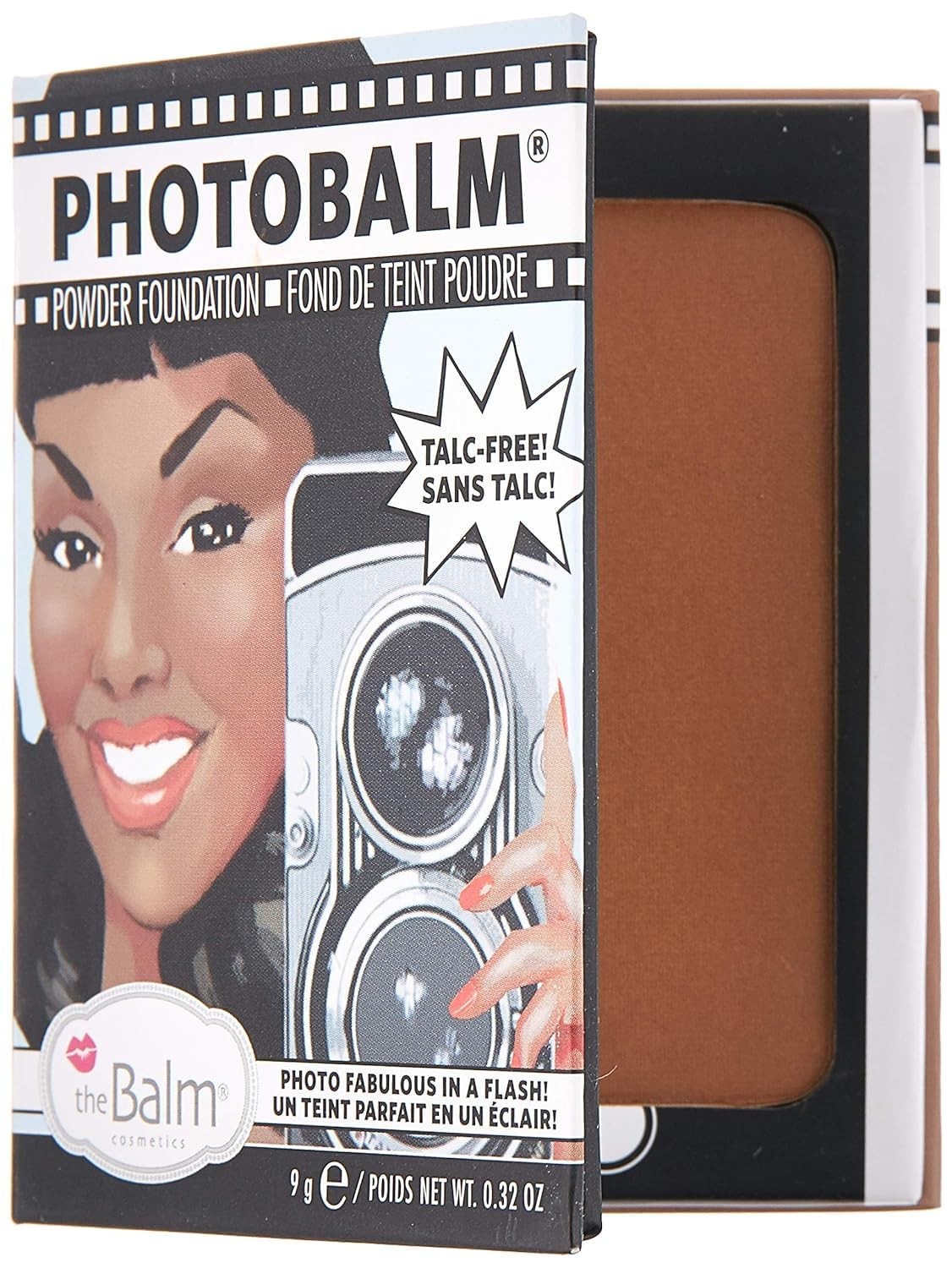 The BALM PHOTOBALM Powder Foundation Dark 9 g/ 0.32 oz. (AFTER DARK)