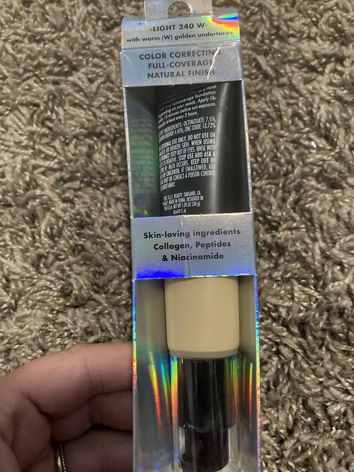 e.l.f. Camo CC Cream Sunscreen 84914 light 240 W SPF 30 1.05 oz