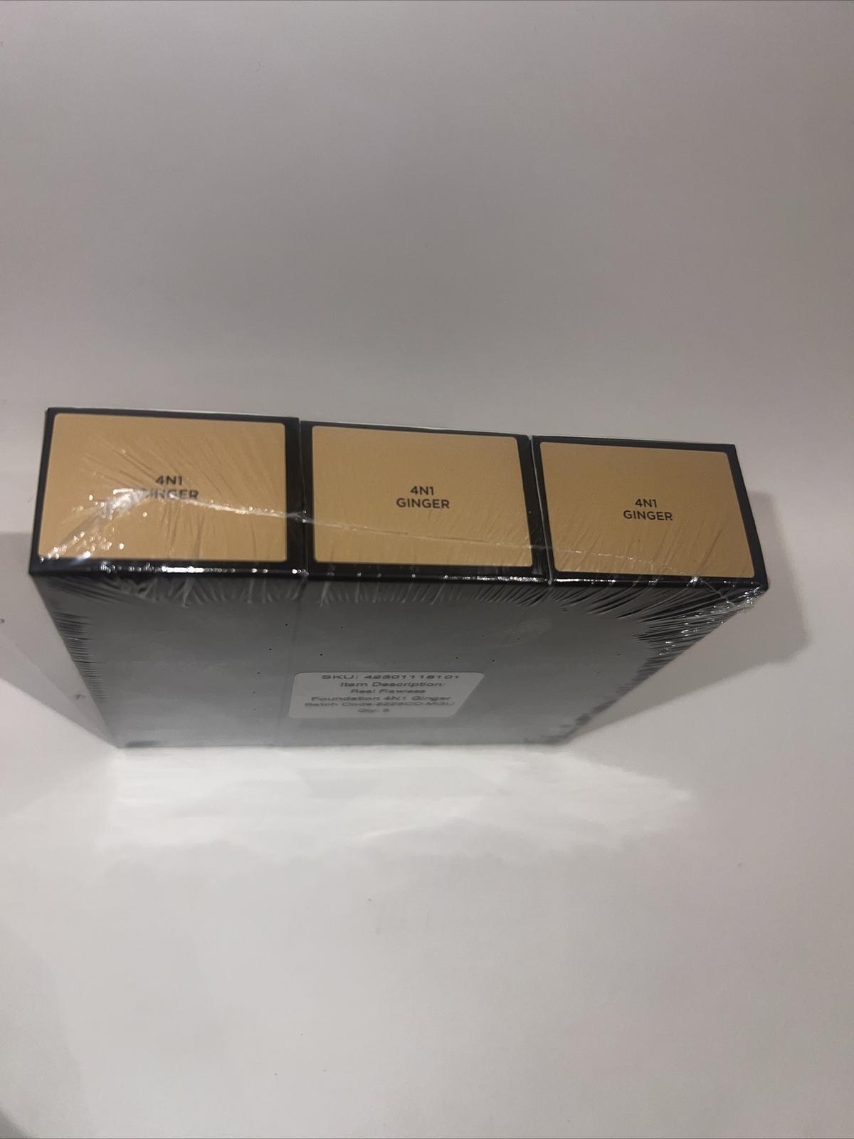 3 Pac Laura Mercier Real Flawless Weightless Perfecting Foundation -4N1 Ginger
