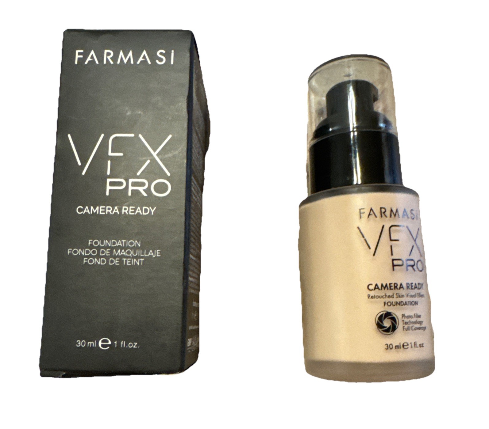 Farmasi VFX PRO Camera Ready Foundation 1.5 Medium Ivory 1000742 New 30ml