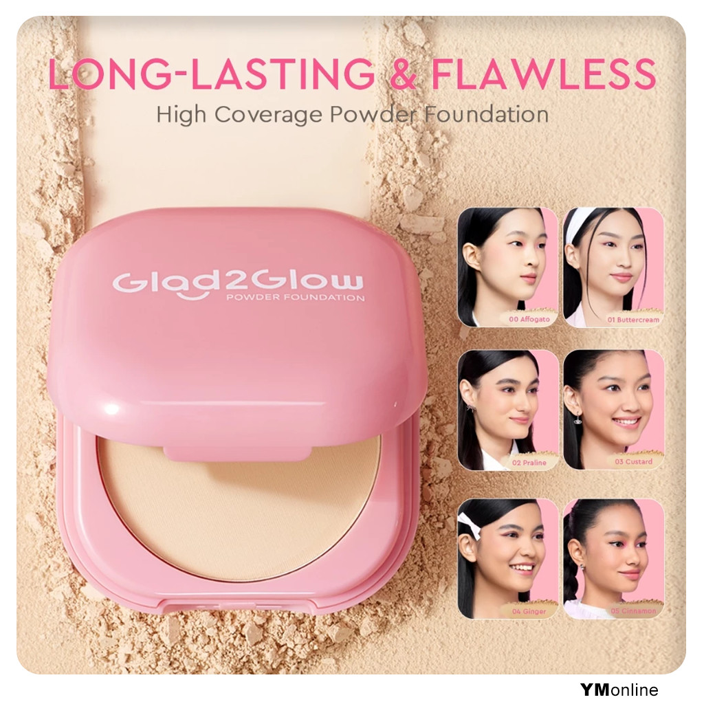 Glad2Glow Perfect Blurring Powder Foundation – Two Way Cake Smooth Setting