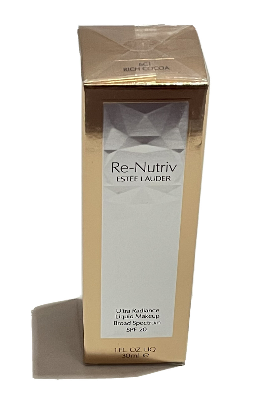 Estee Lauder Re-Nutriv Ultra Radiance SPF20 Liquid Makeup 6C1 RICH COCOA – 1 Oz.
