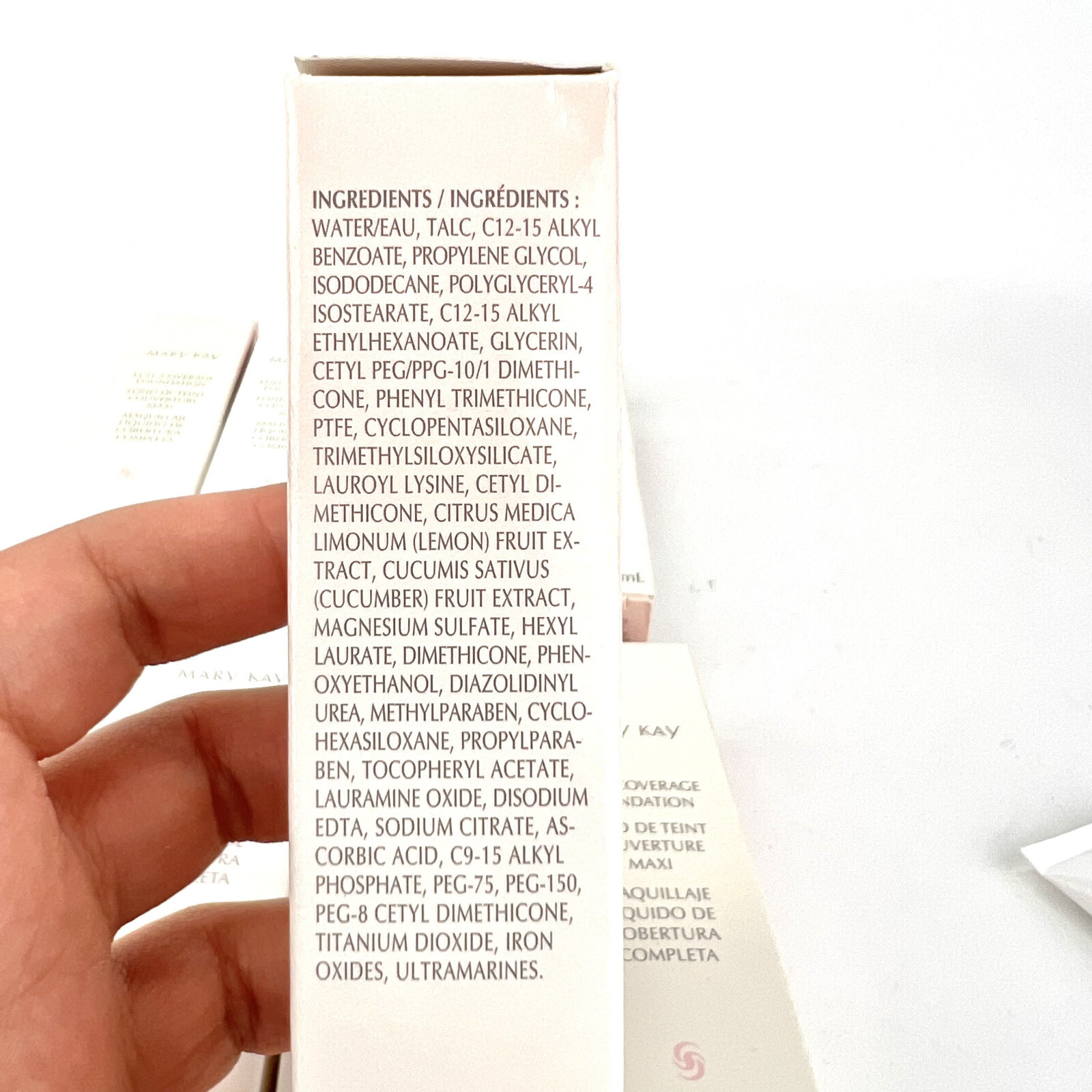 Mary Kay Full Coverage Foundation 1oz – PICK YOUR COLOR – Pink Top White Tube