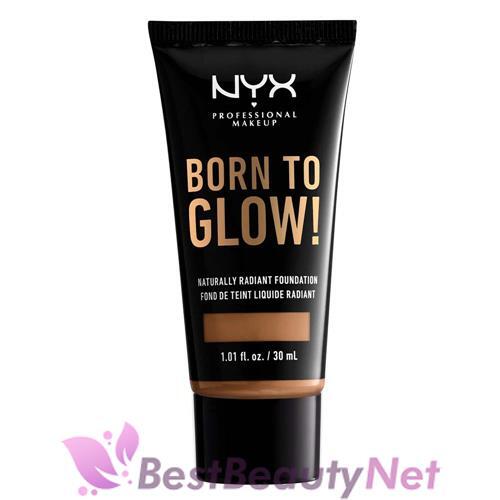 NYX Born To Glow! Naturally Radiant Foundation BTGRF15.9 Warm Honey 1.01oz
