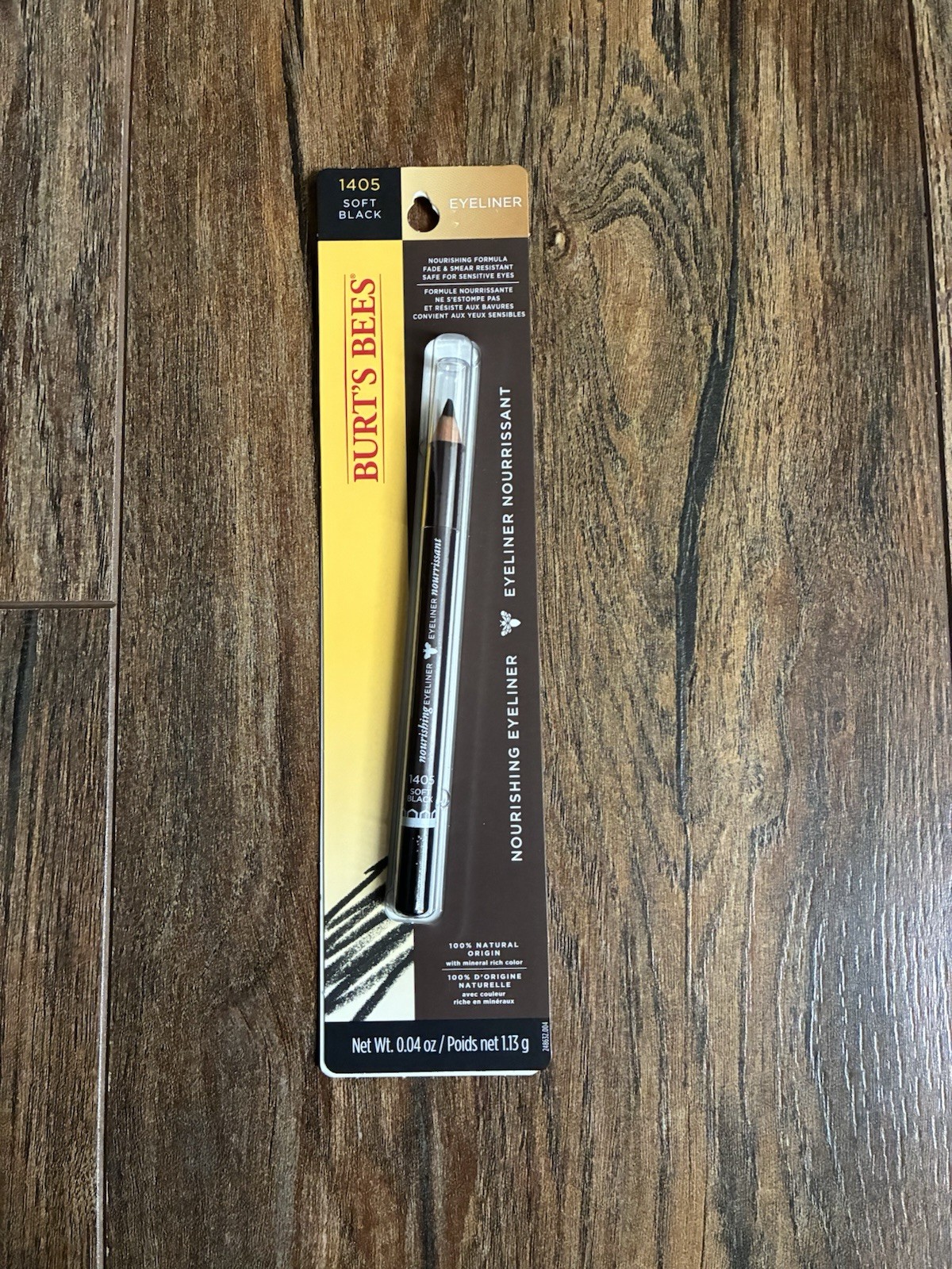 Burt’s Bees Nourishing Eyeliner Pencil in Soft Black (1405) 🐝 NEW Unopened