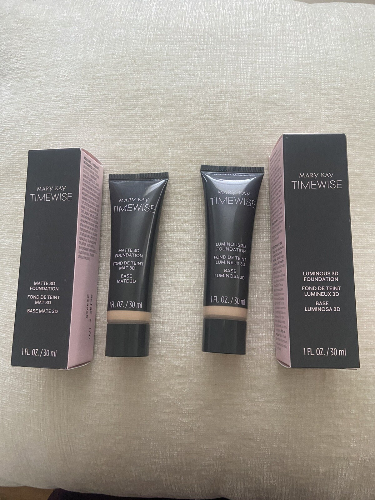 MARY KAY 3D LIQUID FOUNDATION MATTE OR LUMINOUS *YOU CHOOSE YOUR SHADE*