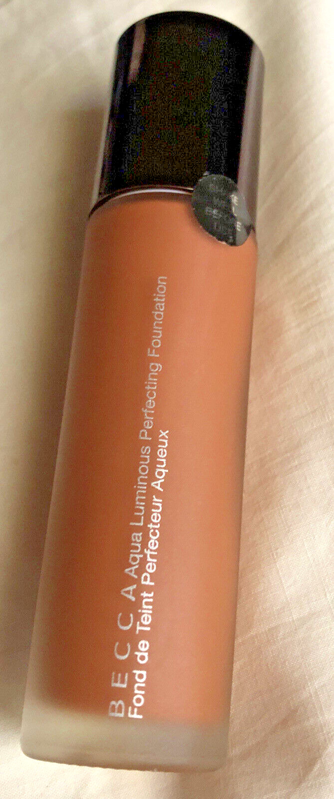Becca Aqua Luminous Perfecting Foundation Dark Golden Full Size New Boxed SEALED