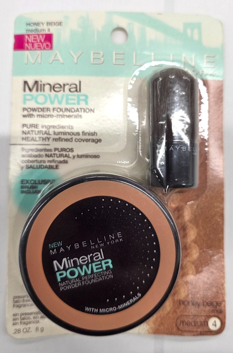 Maybelline Mineral Power Pwdr Foundation-Honey Beige Medium 4