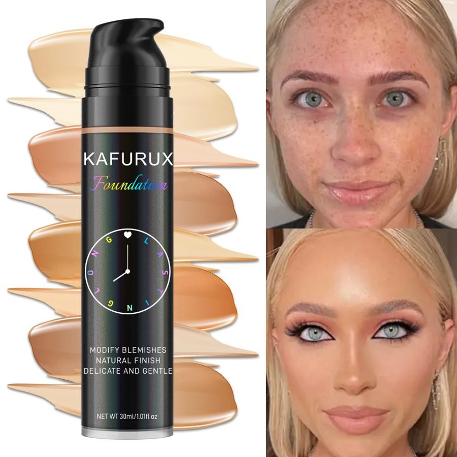 Waterproof Liquid Foundation – Sweat-resistant Full Coverage Korean Face Makeup